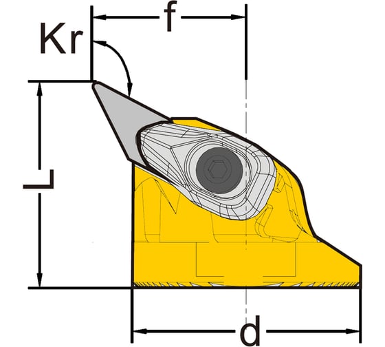 Картридж KOBI для борштанги H40J-DVQNR16 3515A