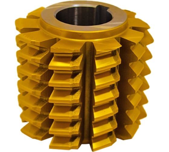 Фреза червячная для шлицевых валов Beltools М3,5 A Р6М5 2520-0682 30гр. (2гр.45 мин.) 80x71x32 мм износостойкое покрытие тип 2 ri.186.139