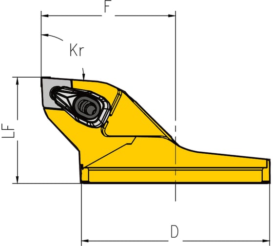 Картридж KOBI для борштанги H80J-DCLNR16 3519A