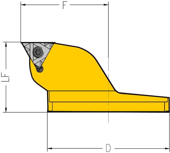 Картридж KOBI для борштанги резьбовой H80J-SIL22 3726A
