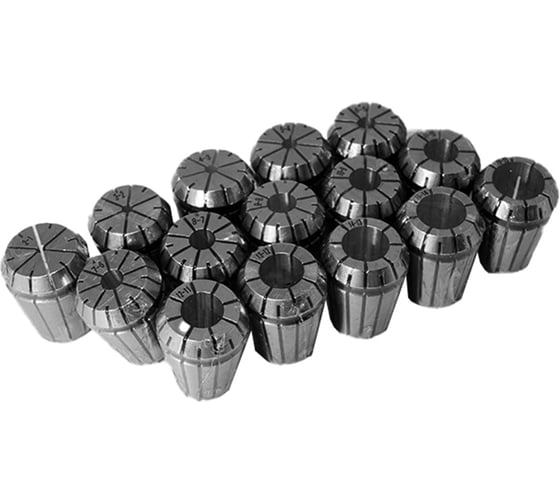 Набор цанг Beltools ER25 2-16 (15шт) стандартной точности ?0,015 ri.263.101