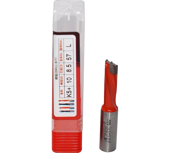 Сверло для глухих отверстий KWS HW Ø8.5х27х57 Z=2 L K5+ ZFG0A0567