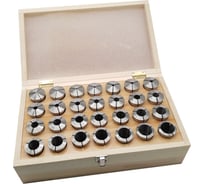 Комплект зажимных цанг 5С 1-28 мм, 28 шт ТЕХНОРЕАЛ МА320051510