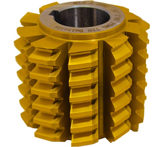 Фреза червячная Beltools для шлицевых валов М3,5 A Р6М5 2520-0681 30гр. (2гр.45 мин.) 80x71x32 мм износостойкое покрытие тип 1 ri.186.138