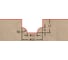 Фреза профильная для фасадов (23x15x60 мм; S=12 мм) Greencut BX11076 2
