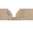 Фреза профильная для фасадов (33.5x24x79 мм; S=12 мм) Greencut BX11183 2