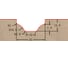 Фреза профильная для фасадов (32x13.5x58.5 мм; S=12 мм) Greencut BX11057 2