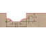 Фреза профильная для фасадов (32x13.5x58.5 мм; S=12 мм) Greencut BX11256 2