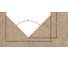Фреза профильная для фасадов (70x40x85 мм; V=90 градусов) Greencut BX11308 2