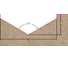 Фреза профильная для фасадов (80x29x74 мм; V=120 градусов) Greencut BX11312 2