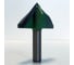 Фреза профильная для фасадов (60x35x80 мм; V=90 градусов) Greencut BX11307 3