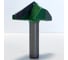 Фреза профильная для фасадов (60x23x68 мм; V=120 градусов) Greencut BX11310 3