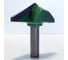 Фреза профильная для фасадов (70x26x71 мм; V=120 градусов) Greencut BX11311 3