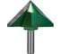 Фреза профильная для фасадов (80x45x90 мм; V=90 градусов) Greencut BX11309 1