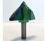 Фреза профильная для фасадов (80x45x90 мм; V=90 градусов) Greencut BX11309 3
