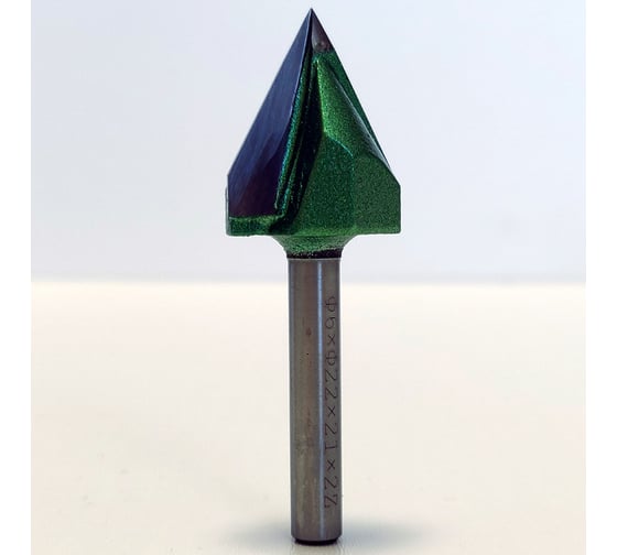 Фреза профильная для фасадов (22x21x59 мм; V=60 градусов) Greencut BX11281