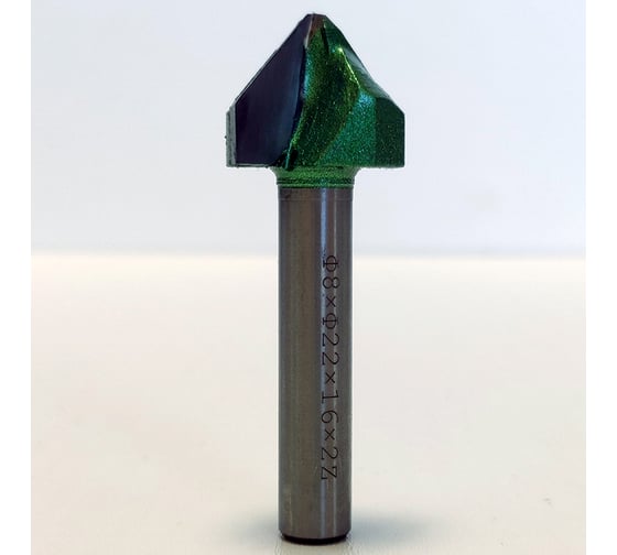 Фреза профильная для фасадов (22x16x56 мм; V=90 градусов) Greencut BX11278