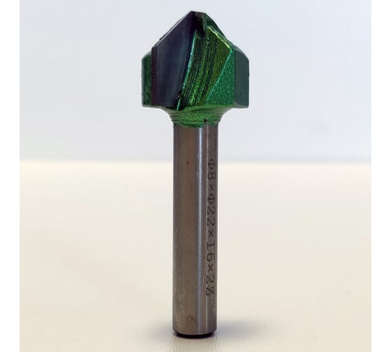 Фреза профильная для фасадов (22x16x56 мм; V=110 градусов) Greencut BX11279
