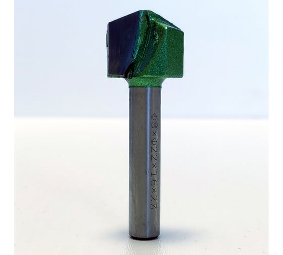 Фреза профильная для фасадов (22x16x56 мм; V=135 градусов) Greencut BX11280
