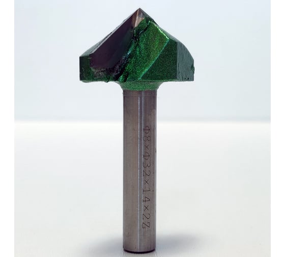 Фреза профильная для фасадов (32x14x57 мм; V=110 градусов) Greencut BX11292