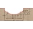 Фреза профильная для фасадов (47x15x60 мм; S=12 мм) Greencut BX11212 2