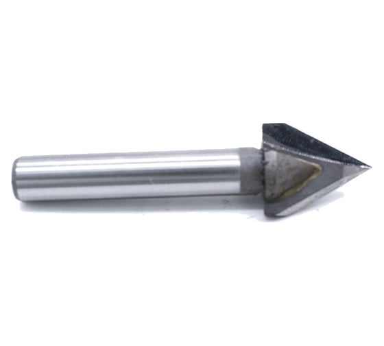 Фреза V-образная конусная (10 мм; угол 2A°-60; хв-к 6 мм) A2V61060 DJTOL 2114
