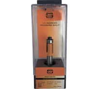 Фреза по дереву кромочная прямая с нижним подшипником 10x12 мм, хв-к 8 мм Strong СТФ-10201012