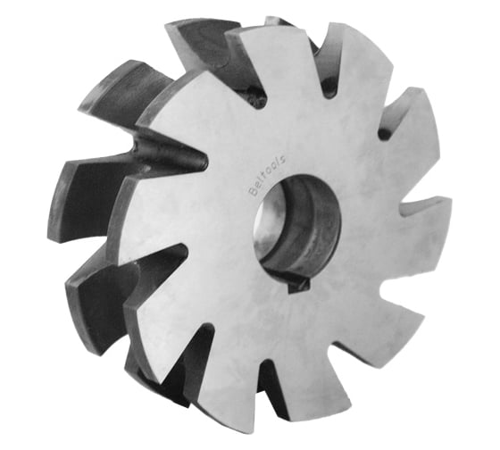Фреза полукруглая вогнутая Beltools 75 R8 Р6М5 dпос=27мм Z=10 ri.177.131