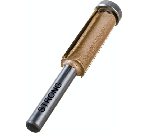 Фреза по дереву кромочная прямая Z2, 12х30 мм, хв-к 6 мм Strong CTФ-10200612