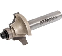 Фреза по дереву кромочная калевочная 25х11 мм, R6 мм, хв-к 8 мм Strong СТФ-10190025