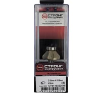 Фреза по дереву кромочная конусная 45 градусов, 25х10 мм, хв-к 8 мм Strong СТФ-10222510