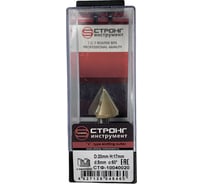 Фреза по дереву пазовая галтельная 60 градусов, 20х17 мм, хв-к 8 мм Strong СТФ-10040020
