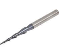 Фреза спиральная двухзаходная конусная сферическая (1х30х70 мм; угол 2A°-9.5; R 0.5 мм; хв-к 6) NL2QX6.30.1 DJTOL 478