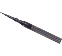 Фреза спиральная двухзаходная конусная сферическая (0.5х30х70 мм; угол 2A°-10.4; R 0.25 мм; хв-к 6) NL2QX6.30.0.5 DJTOL 477