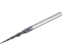 Фреза спиральная двухзаходная конусная сферическая (0.5х20х38 мм; угол 2A°-16; R 0.25 мм; хв-к 3.175) NL2QX3.20.0.5 DJTOL 474