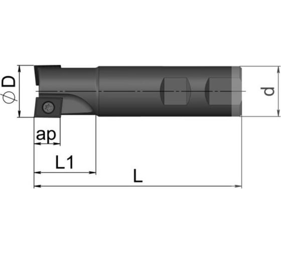 Фреза концевая PE01.16W32.040.04 40 мм SANT 4603390580990