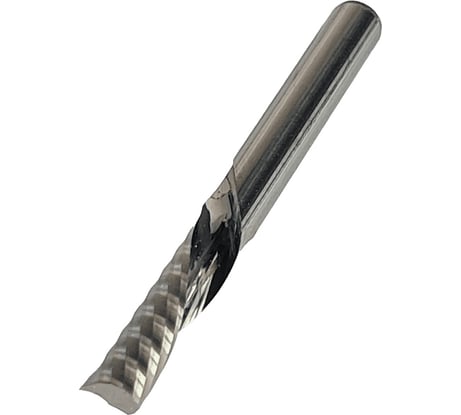 Фреза спиральная однозаходная нижний рез для ЧПУ (5x22x45 мм; S=5 мм; Z1) Greencut GX5112