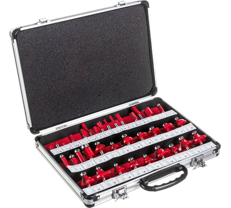 Набор фрез по дереву 35 предметов, хвостовик 8 мм Gigant G100-003