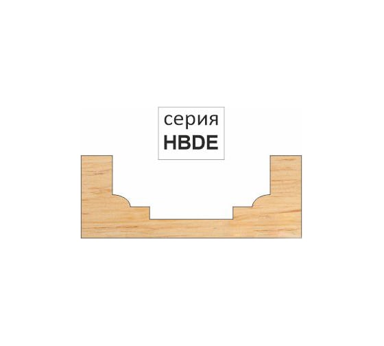 Фреза фасонная кромочная (16 мм; хв-к 6 мм) HBDE616 DJTOL 880