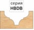 Фреза фасонная кромочная (26х45 мм; хв-к 6 мм) HBDB626 DJTOL 1497 2