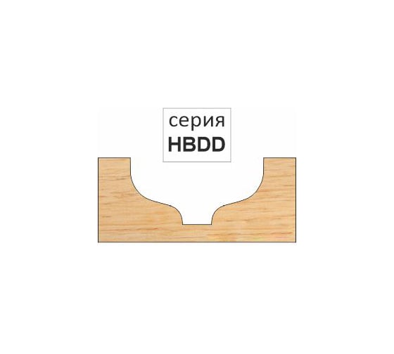Фреза фасонная кромочная (16 мм; хв-к 6 мм) HBDD616 DJTOL 879