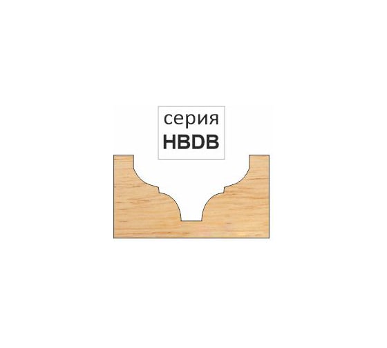 Фреза фасонная кромочная (16 мм; хв-к 6 мм) HBDB616 DJTOL 877
