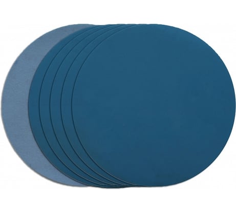 Диск шлифовальный на велкро основе P100, 125 мм, без отв., синий, 5 шт JET SD125.100.3-5