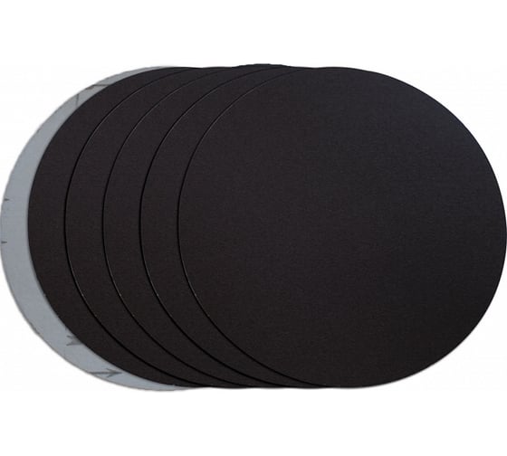 Диск шлифовальный на велкро основе P180, 300 мм, без отв., черный, 5 шт JET SD300.180-5 1