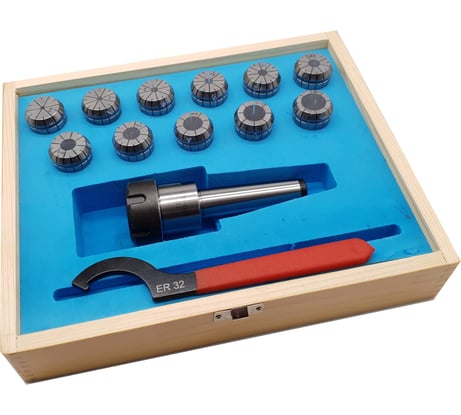 Патрон цанговый, Морзе №3 ER 32 4-20 мм, 11 цанг ТЕХНОРЕАЛ МА320053523