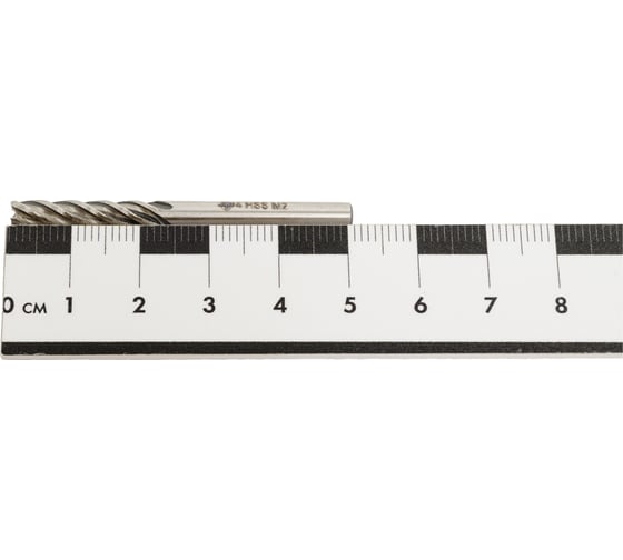 Фреза концевая ц/х 4х19х63 мм, хв-к 6 мм, Z4 Р6М5/HSS JSD 14726