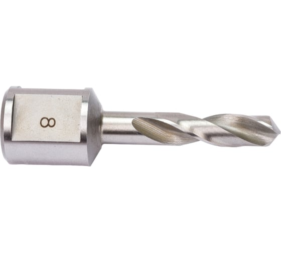 Сверло спиральное (8 мм; Weldon 19; HSS) EUROBOOR SSPI.08 1