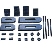 Комплект прихватов для Т-образного паза 12 мм для фрезерного станка Jet 50000059