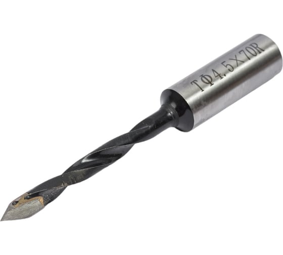 Сверло сквозное 4.5х10х70 мм, R Deltatools 06-0071 1
