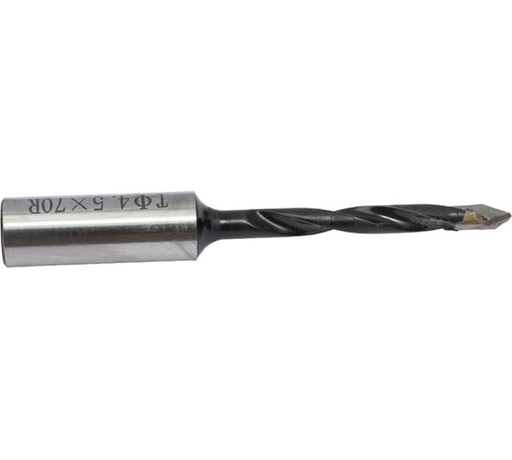 Сверло сквозное 4.5х10х70 мм, R Deltatools 06-0071